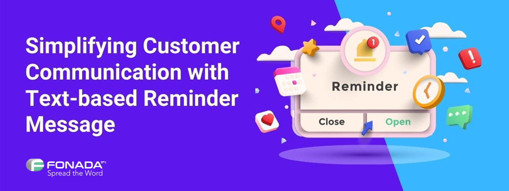 customer communication reminder message